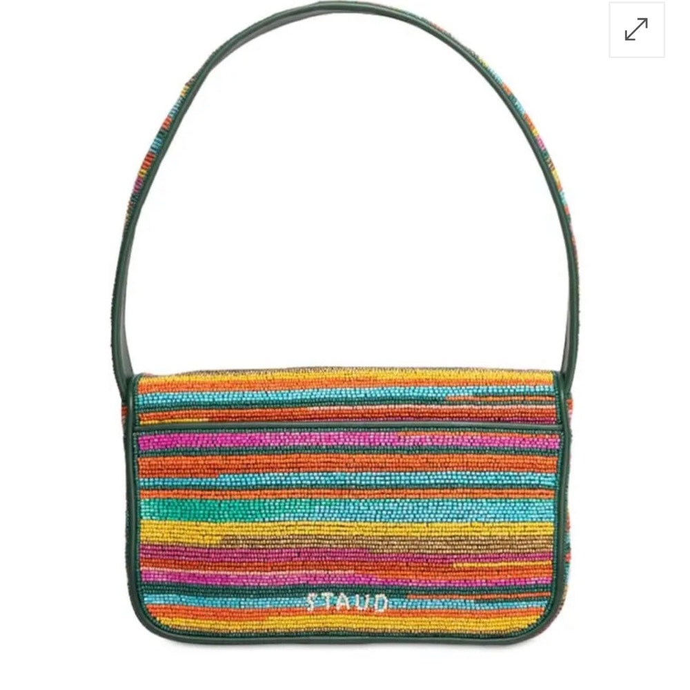 STAUD Tommy Bag sunset Stripe